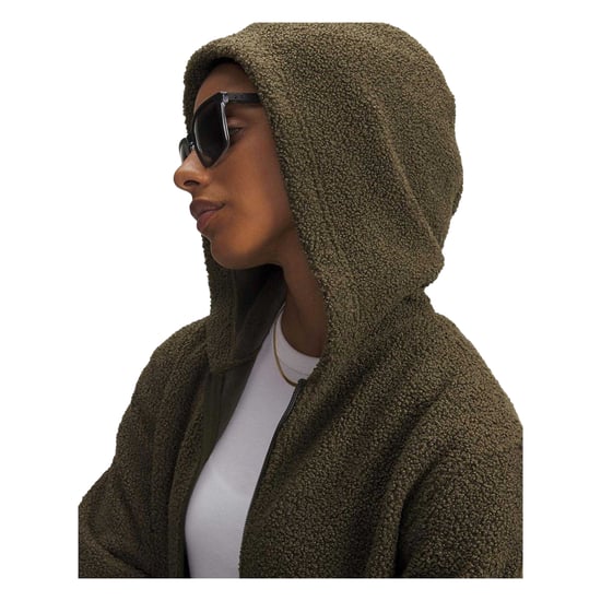 Under Armour - Fleecejacke für Damen, kurz geschnitten, Hochflor (Grün) - Image 3
