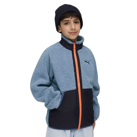 Puma - "Hybrid" Fleecejacke für Kinder (Kühles Blau) - Image 2