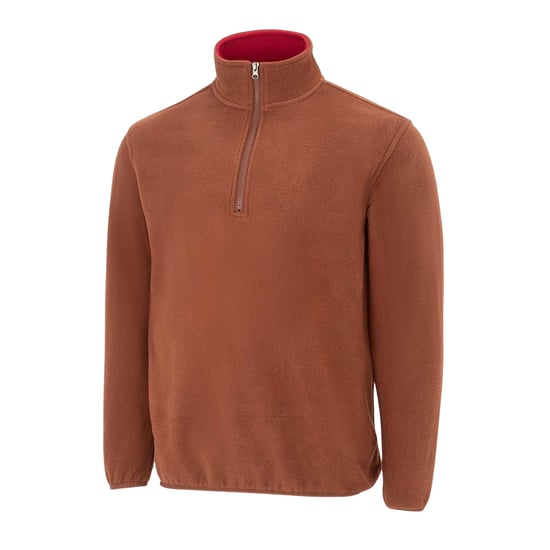 Donnay - Fleecejacke für Herren, mit kurzem Reißverschluss (Braun) - Image 3