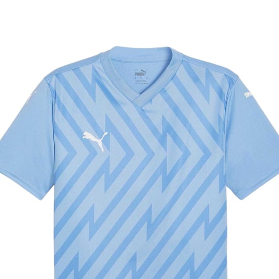 Puma - "Teamglory" T-Shirt für Herren, Jersey (Hellblau/Weiß) - Image 3