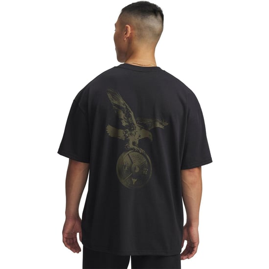 Under Armour - "Project Rock" T-Shirt für Herren (Schwarz) - Image 2