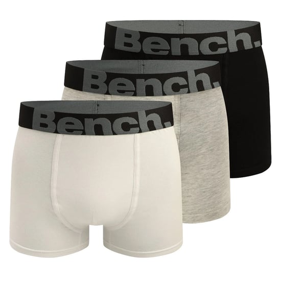 Bench - "Conan" Boxershorts für Herren (3er-Pack) (Schwarz/Grau/Weiß) - Image 1