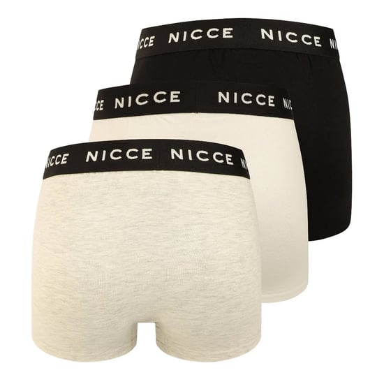 Nicce - "Lurzem" Boxershorts für Herren (3er-Pack) (Schwarz/Grau/Weiß) - Image 2