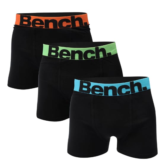 Bench - "Action" Boxershorts für Herren (3er-Pack) (Schwarz) - Image 1
