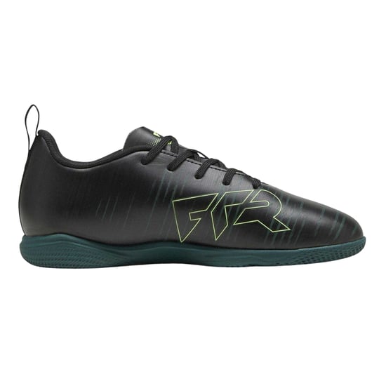 Puma - "Future 8 Play" Hallenfußballschuhe für Kinder (Schwarz/Grün) - Image 1