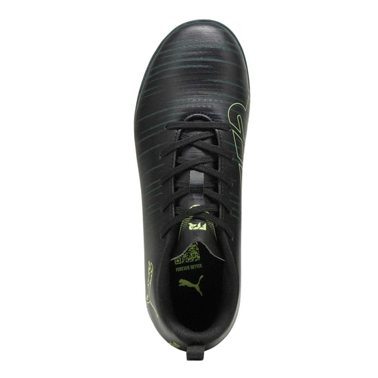 Puma - "Future 8 Play" Hallenfußballschuhe für Kinder (Schwarz/Grün) - Image 4