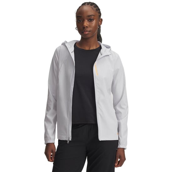 Under Armour - "Outrun Storm" Kapuzenjacke für Damen (Graystone) - Image 1