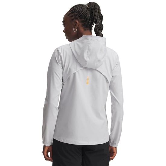 Under Armour - "Outrun Storm" Kapuzenjacke für Damen (Graystone) - Image 2