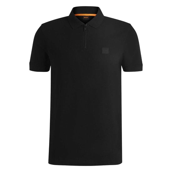 Boss - Poloshirt für Herren, mit kurzem Reißverschluss (Schwarz) - Image 1