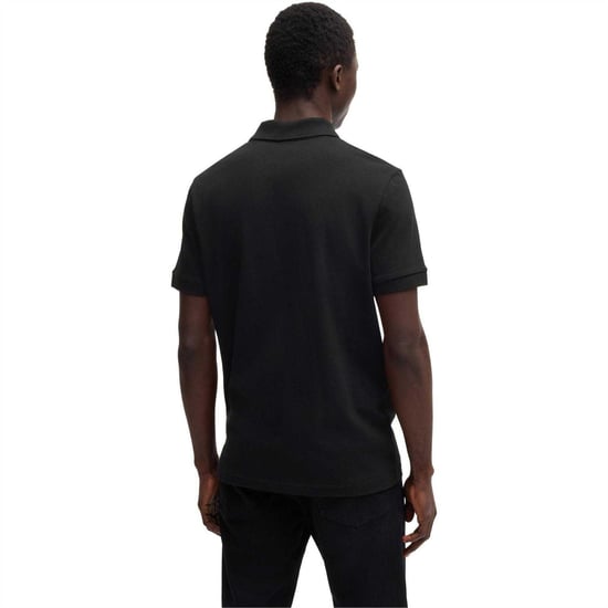 Boss - Poloshirt für Herren, mit kurzem Reißverschluss (Schwarz) - Image 2