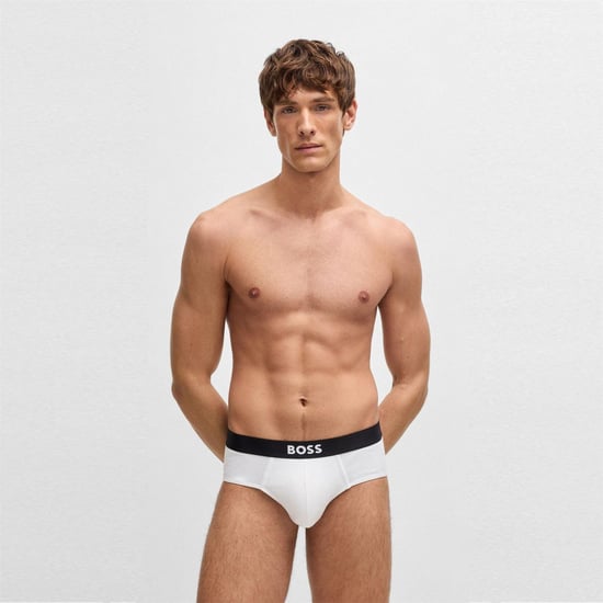 Boss - Slips für Herren, Baumwolle (3er-Pack) (Weiß) - Image 3