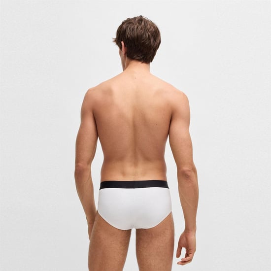 Boss - Slips für Herren, Baumwolle (3er-Pack) (Weiß) - Image 4
