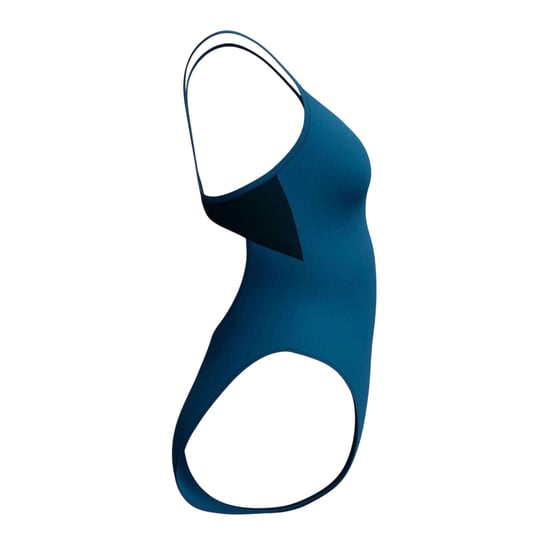 Speedo - Badeanzug für Damen, Kurzer Stehkragen (Grün) - Image 3