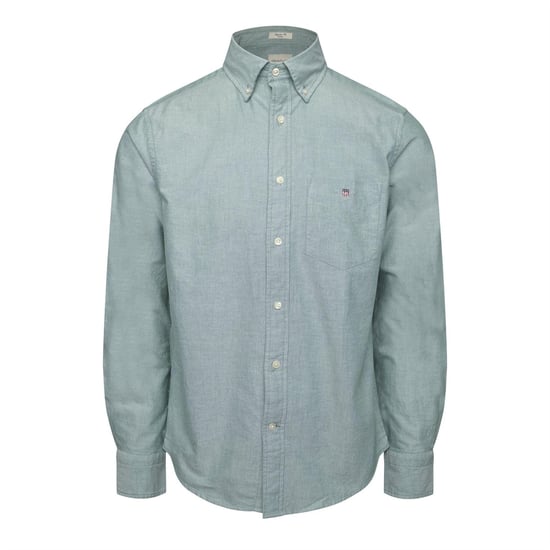 Gant - Hemd für Herren, Oxford-Stil, Regulär (Tannengrün) - Image 1