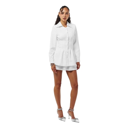 Odd Muse - Bluse für Damen, Maßgeschneidert, Langärmlig (Weiß) - Image 4