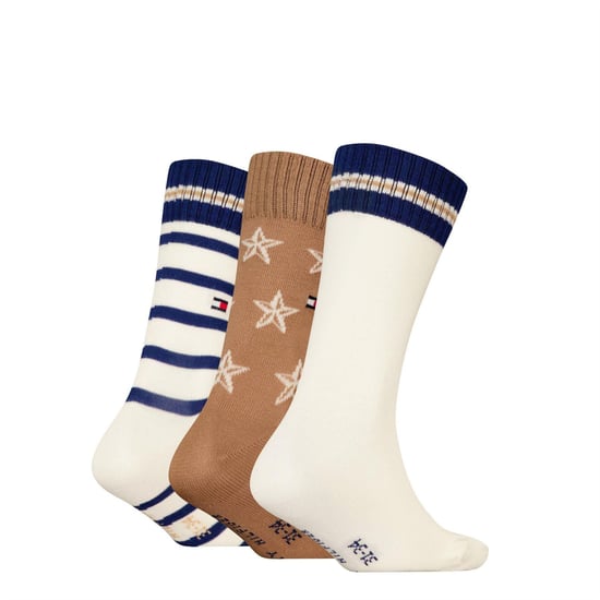 Tommy Hilfiger - Socken für Kinder, gerippt (3er-Pack) (Khaki) - Image 2