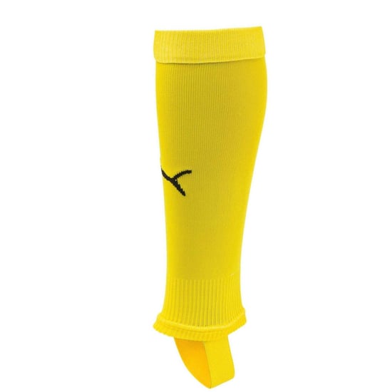 Puma - "Team Liga" Steigbügelsocken für Kinder (Gelb/Schwarz) - Image 2