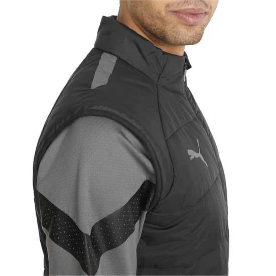 Puma - "TeamLIGA" Weste für Herren, Ärmellos (Schwarz) - Image 3