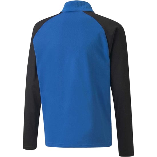 Puma - "TeamLIGA" Fleece-Oberteil für Kinder, mit kurzem Reißverschluss (Blau) - Image 2