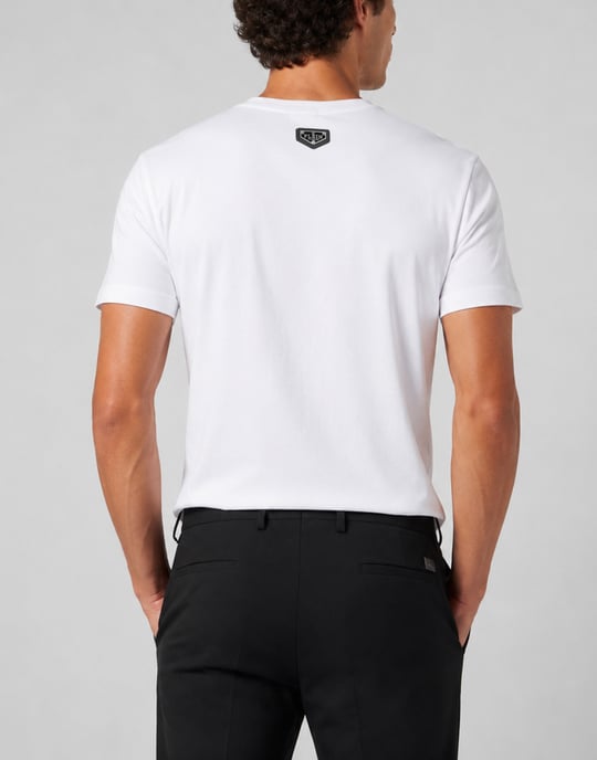 Kurzarm-Rundhals-T-Shirt Skull - Image 5