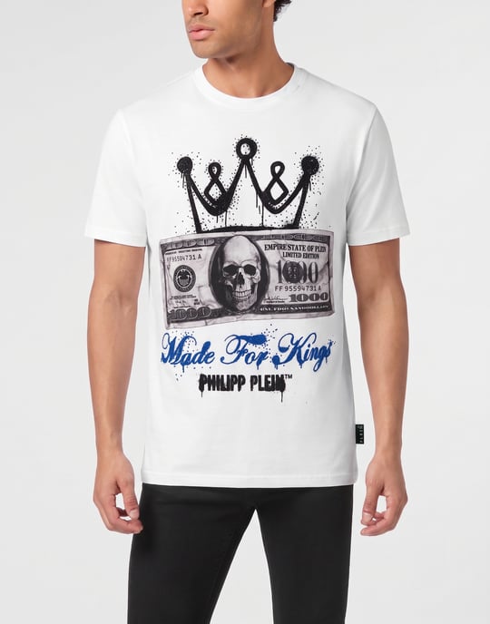 Kurzarm-Rundhals-T-Shirt - Image 2