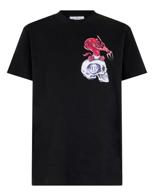Kurzarm-Rundhals-T-Shirt - Image 1