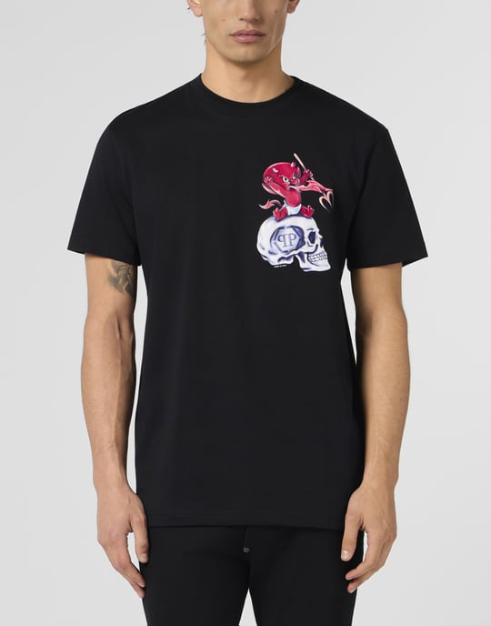 Kurzarm-Rundhals-T-Shirt - Image 2