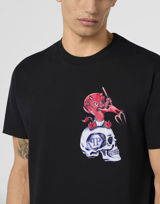 Kurzarm-Rundhals-T-Shirt - Image 3