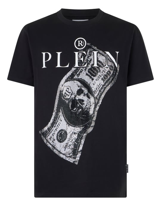 Kurzarm-Rundhals-T-Shirt Skull - Image 1