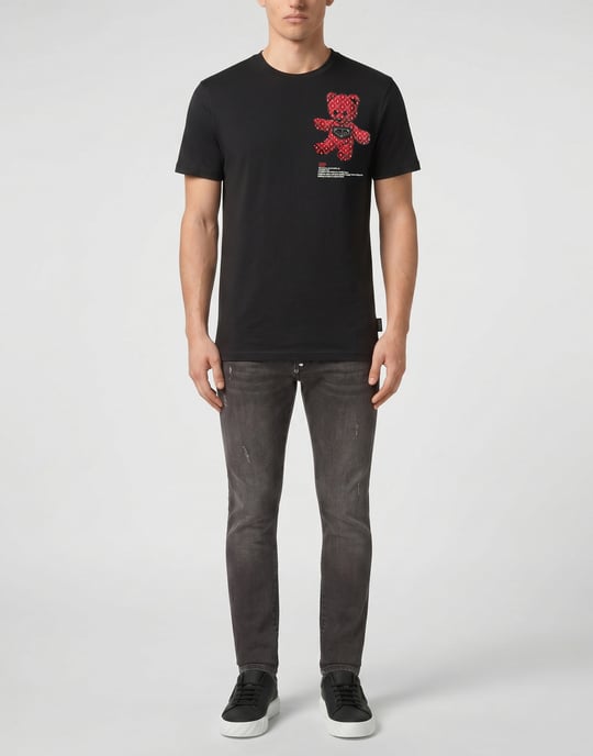 Kurzarm-Rundhals-T-Shirt Teddy - Image 3