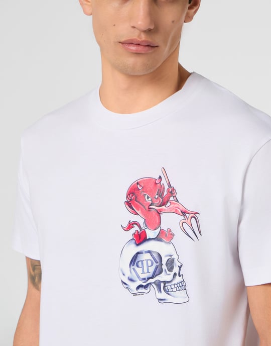 Kurzarm-Rundhals-T-Shirt - Image 3