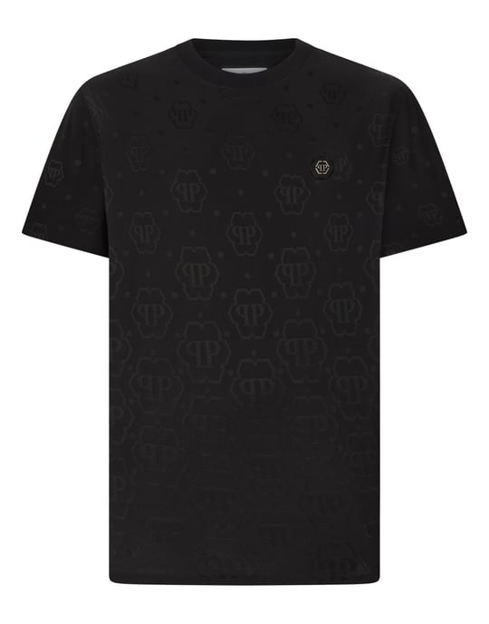 Kurzarm-Rundhals-T-Shirt Monogram - Image 1