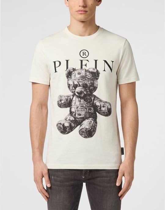 Kurzarm-Rundhals-T-Shirt Skull - Image 2