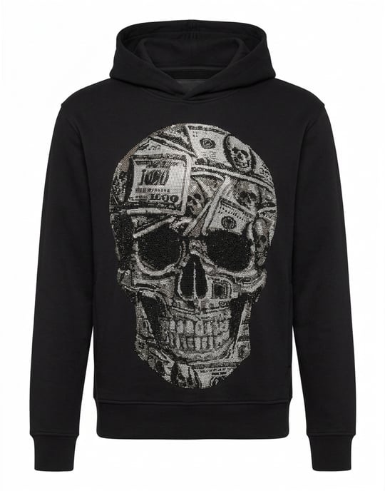 Kapuzen-Sweatshirt Skull - Image 1