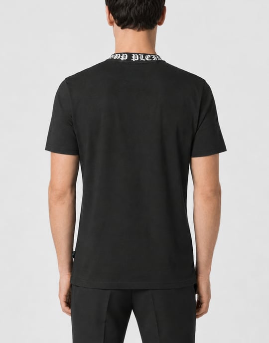 Kurzarm-Rundhals-T-Shirt - Image 5