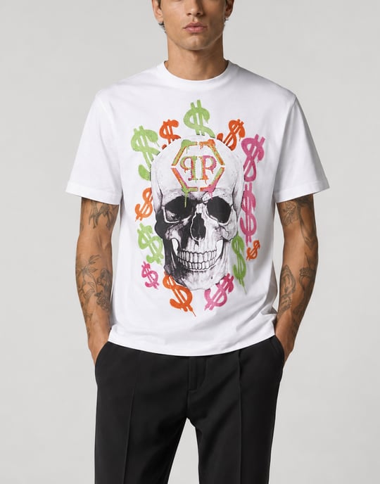 Kurzarm-Rundhals-T-Shirt - Image 2