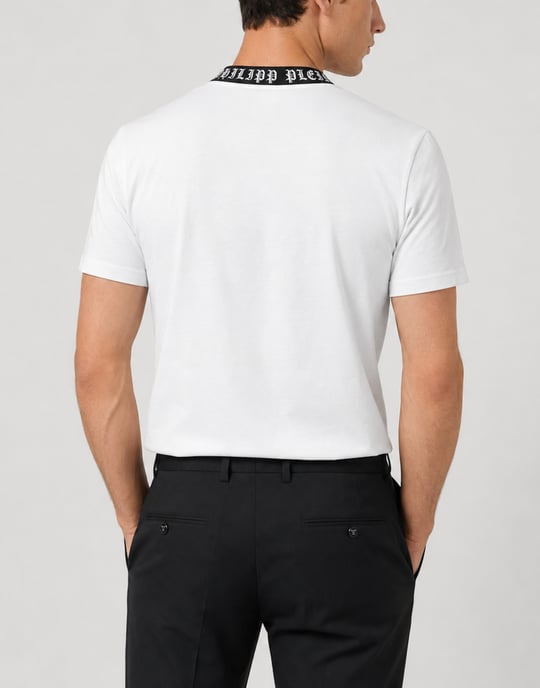 Kurzarm-Rundhals-T-Shirt - Image 5