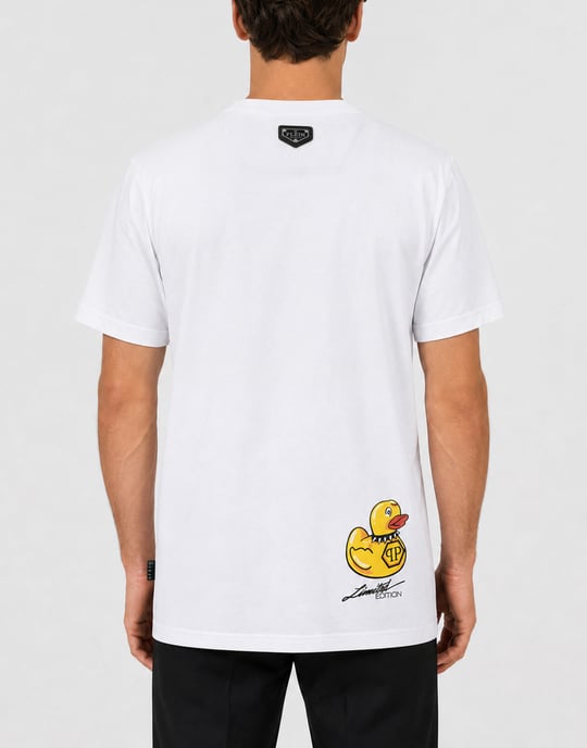 Kurzarm-Rundhals-T-Shirt Skull - Image 5