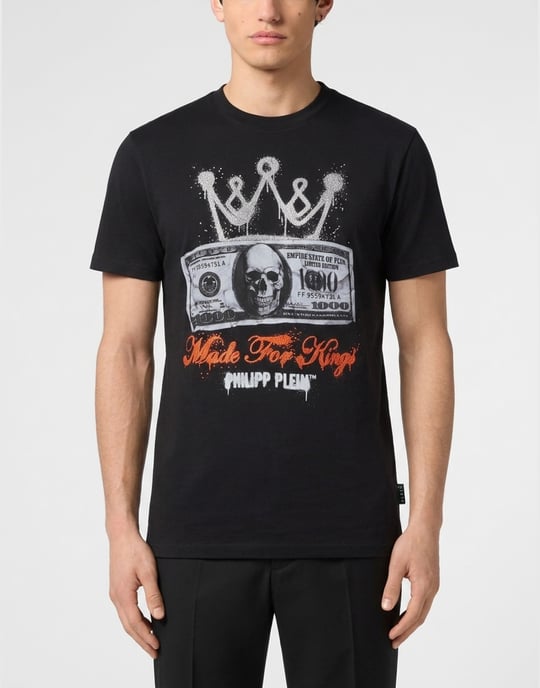 Kurzarm-Rundhals-T-Shirt - Image 2