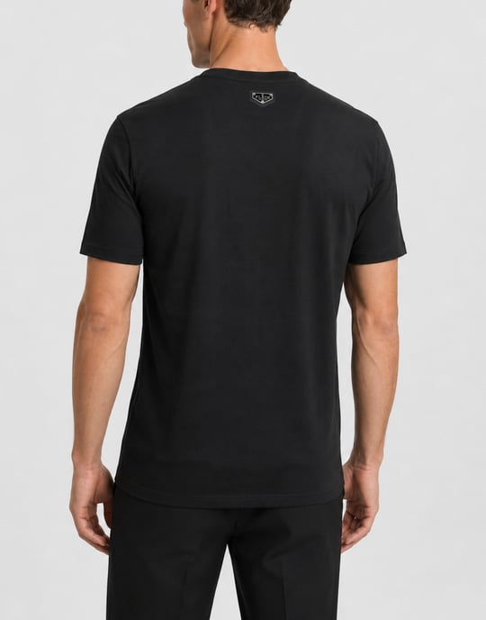 Kurzarm-Rundhals-T-Shirt Skull - Image 5