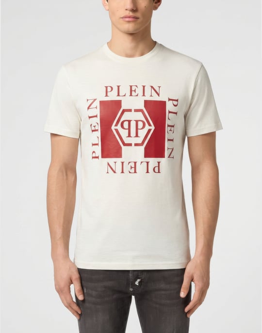 Kurzarm-Rundhals-T-Shirt - Image 5