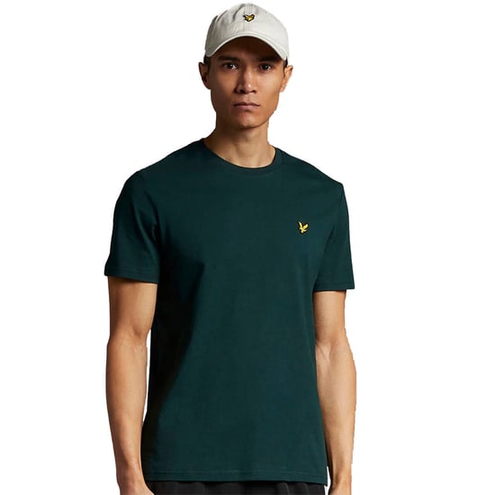 Lyle & Scott Herren Unifarben Regular Fit Baumwoll T-Shirt - Image 1