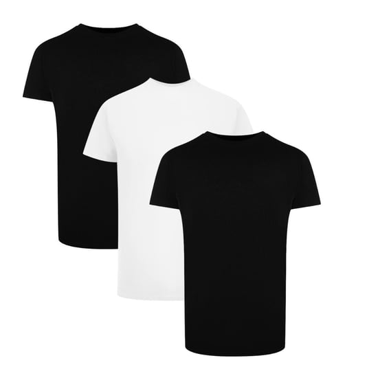 Palm Angels Tri-Pack Flag Logo Schwarz und Weiß T-Shirts - Image 1