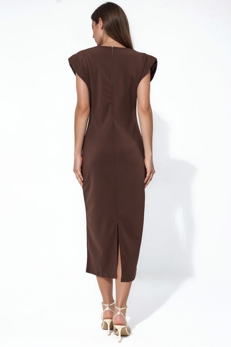 Slim Fit Midi-Kleid mit Zubehördetails - Image 3