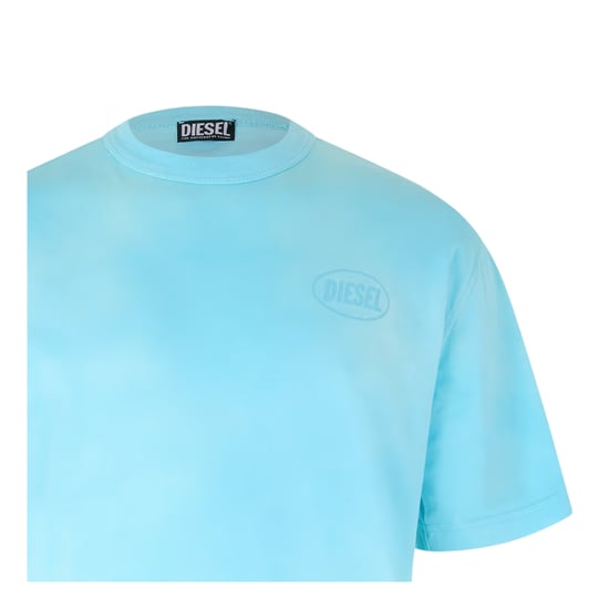 Diesel - T-Shirt für Herren, Gewaschen (Blau) - Image 3