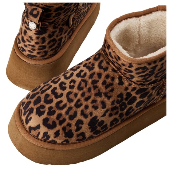 Steve Madden - "Campfire" Leo-Muster Stiefeletten für Damen (Braun/Schwarz) - Image 4