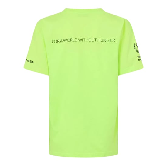 Balenciaga - "World Food Programme" T-Shirt für Damen (Gelb/Schwarz) - Image 2