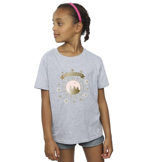 Harry Potter - "Hogwarts" T-Shirt für Mädchen (Grau) - Image 1