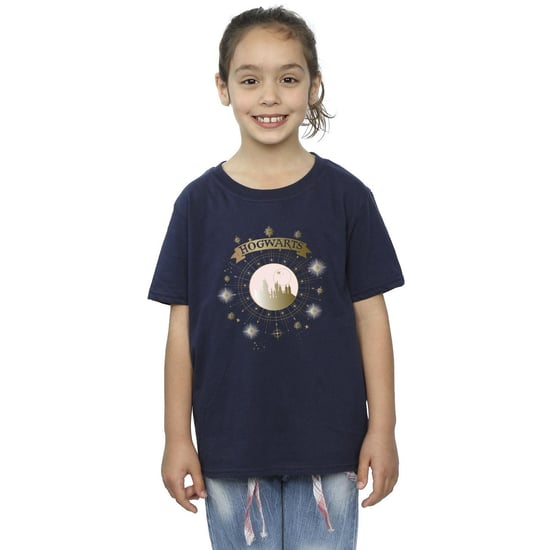 Harry Potter - "Hogwarts" T-Shirt für Mädchen (Marineblau) - Image 1
