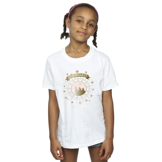 Harry Potter - "Hogwarts" T-Shirt für Mädchen (Weiß) - Image 1